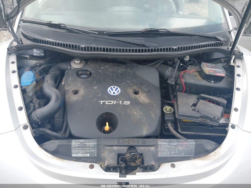 2000 VOLKSWAGEN BEETLE HATCHBACK 1.9L I-4 DI, TURBO, 90HP