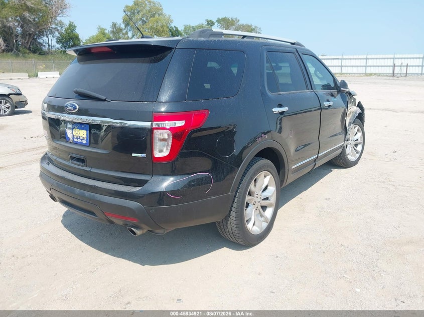 Vin: 1fm5k8f8xdgc60975, lot: 46333822, ford explorer limited 20134