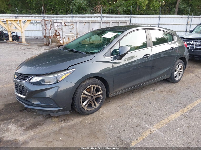 Vin: 3g1be6sm9hs614815, lot: 46333844, chevrolet cruze lt auto 20172