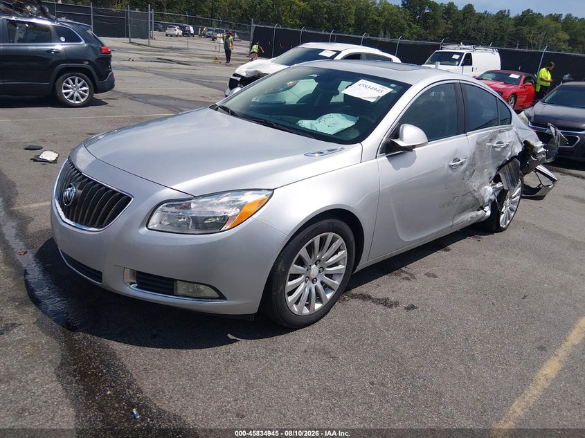 2012 Buick Regal, Левый бок, IAAI, VIN 2G4GS5EK9C9138142 — фото 2