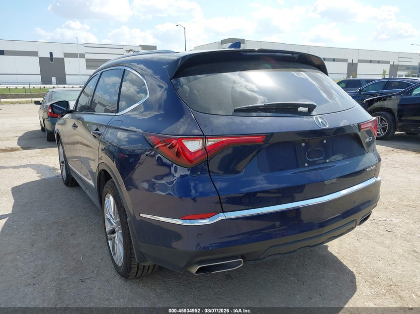Vin: 5j8ye1h83pl000850, lot: 46333853, acura mdx advance package 20233