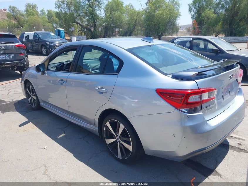 Vin: 4s3gkak63h3624868, lot: 46333910, subaru impreza 2.0i sport 20173