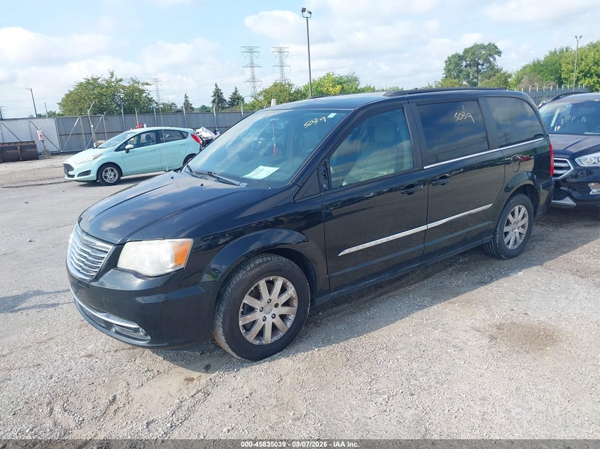 Vin: 2c4rc1bg8er439698, lot: 46333940, chrysler town & country touring 20142
