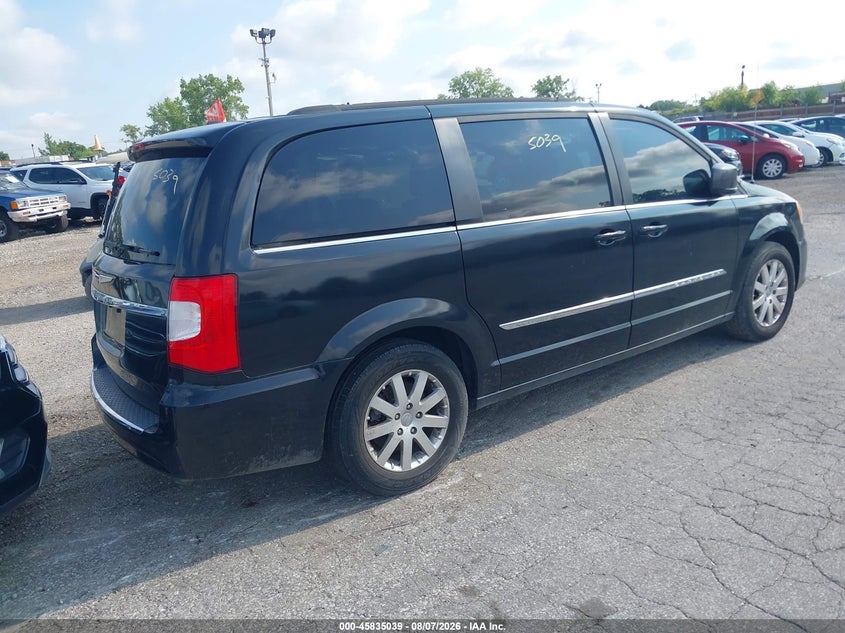 Vin: 2c4rc1bg8er439698, lot: 46333940, chrysler town & country touring 20144