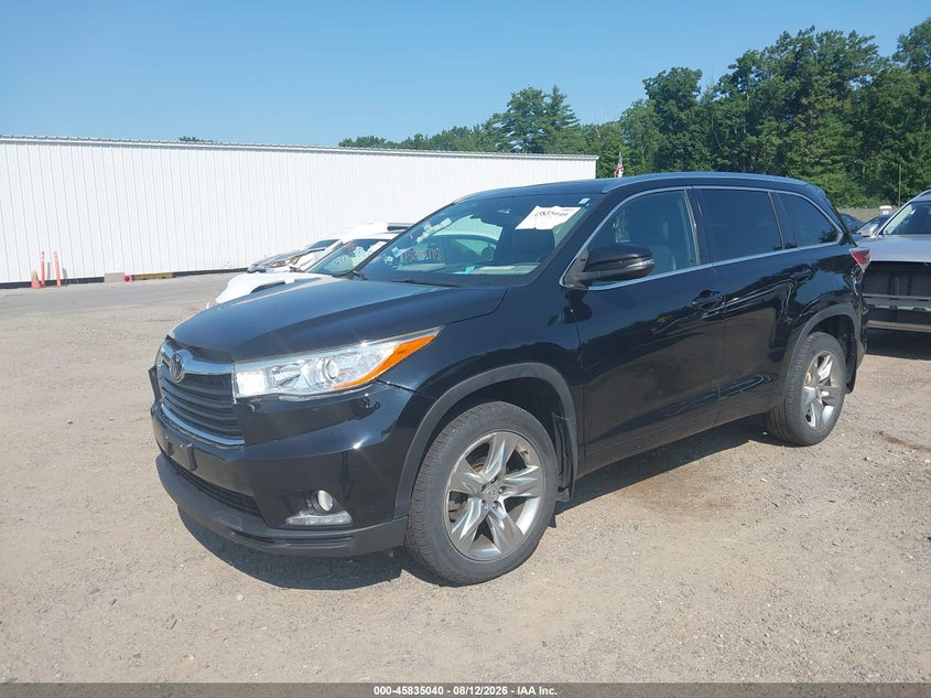 2014 Toyota Highlander, Пресная вода, IAAI, VIN 5TDDKRFH4ES050353 — фото 2