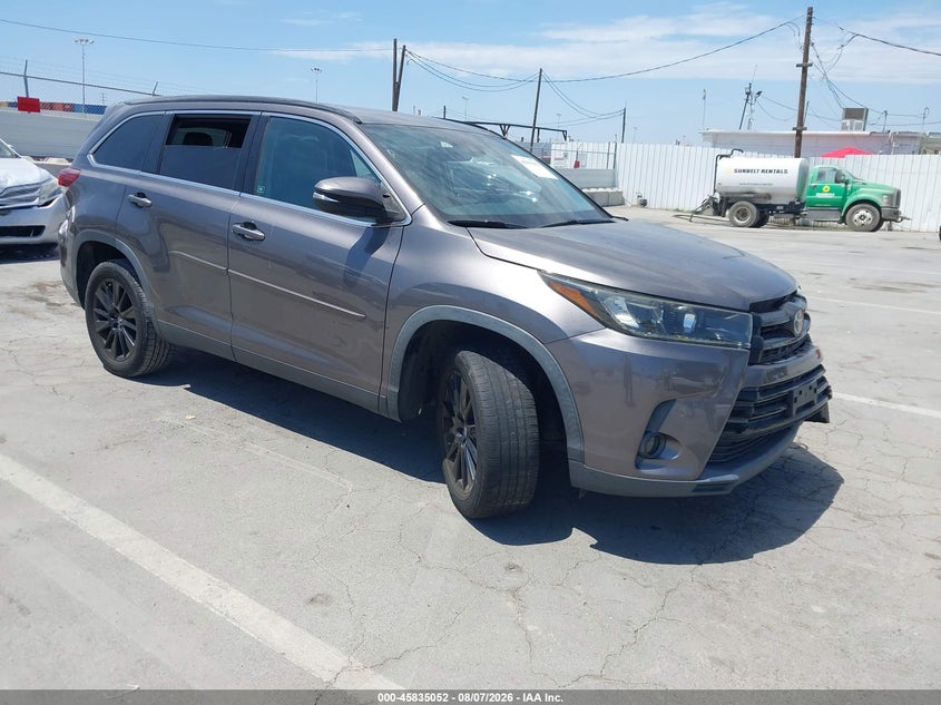 Vin: 5tdkzrfh4ks563648, lot: 46333953, toyota highlander se 2019 img_1