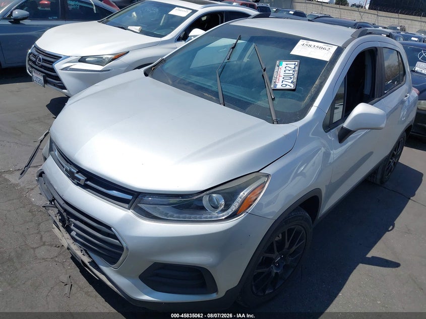 Vin: kl7cjlsb7mb336066, lot: 46333963, chevrolet trax fwd lt 20212