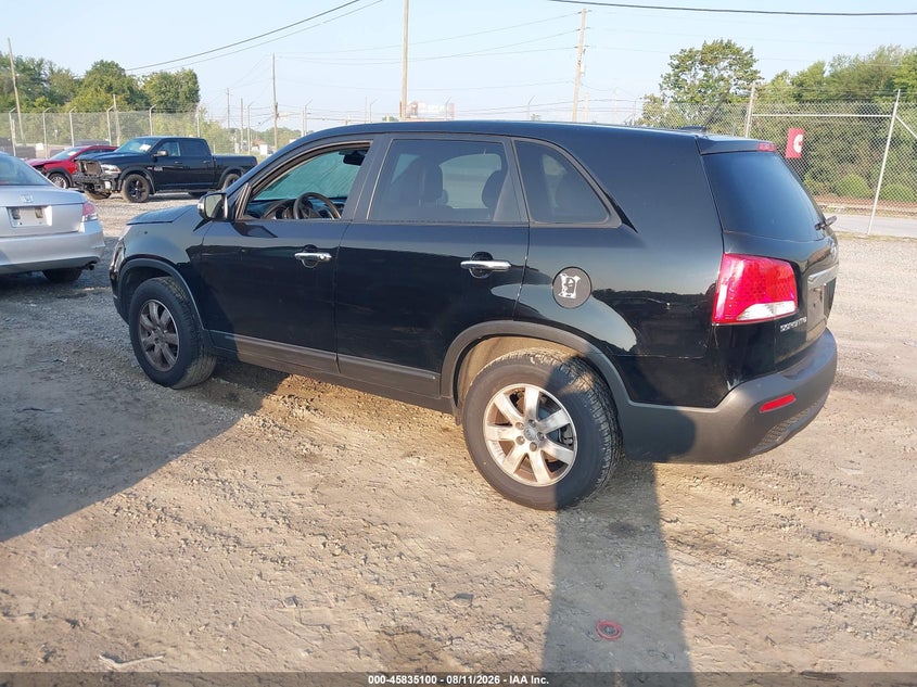 Vin: 5xykt3a12dg328481, lot: 46334001, kia sorento lx 20133