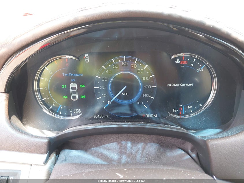 CADILLAC XTS 2016 VIN 2G61R5S38G9127497