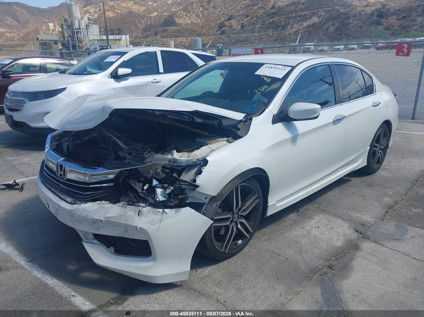 Vin: 1hgcr2f56ha172316, lot: 46334012, honda accord sport 20172