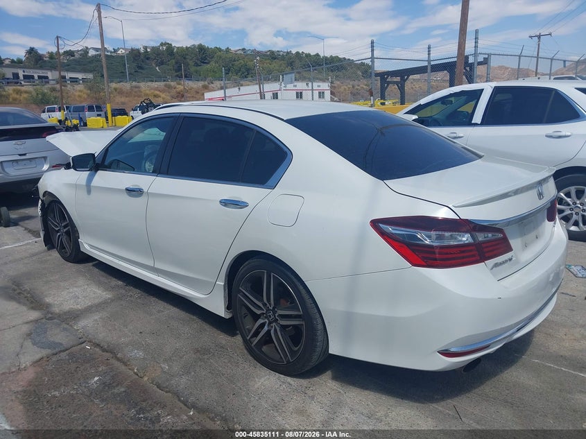 Vin: 1hgcr2f56ha172316, lot: 46334012, honda accord sport 20173