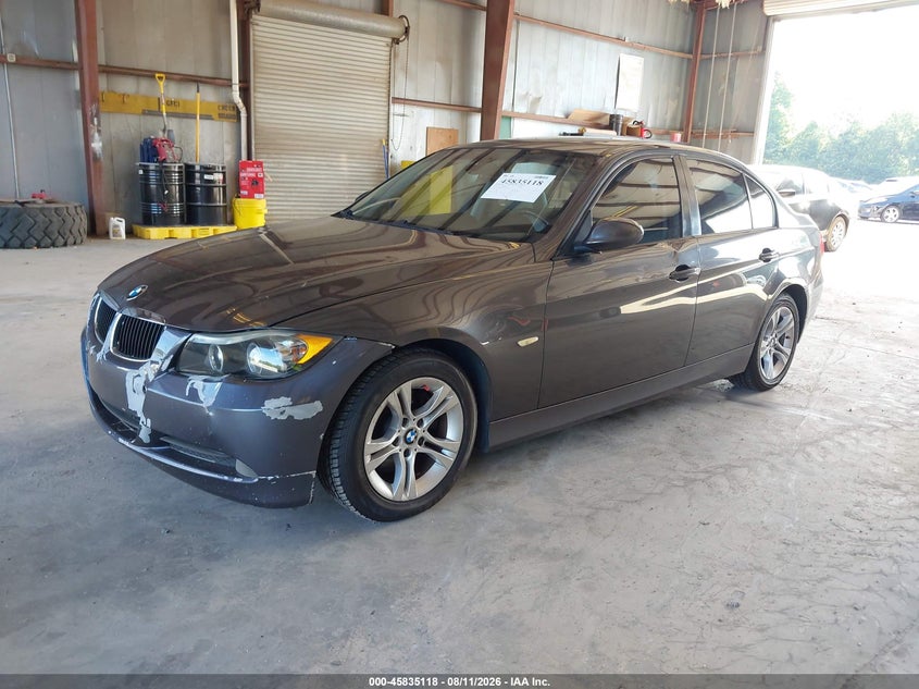 2008 BMW 3er, Обычный износ, IAAI, VIN WBAVC93588K041479 — фото 2