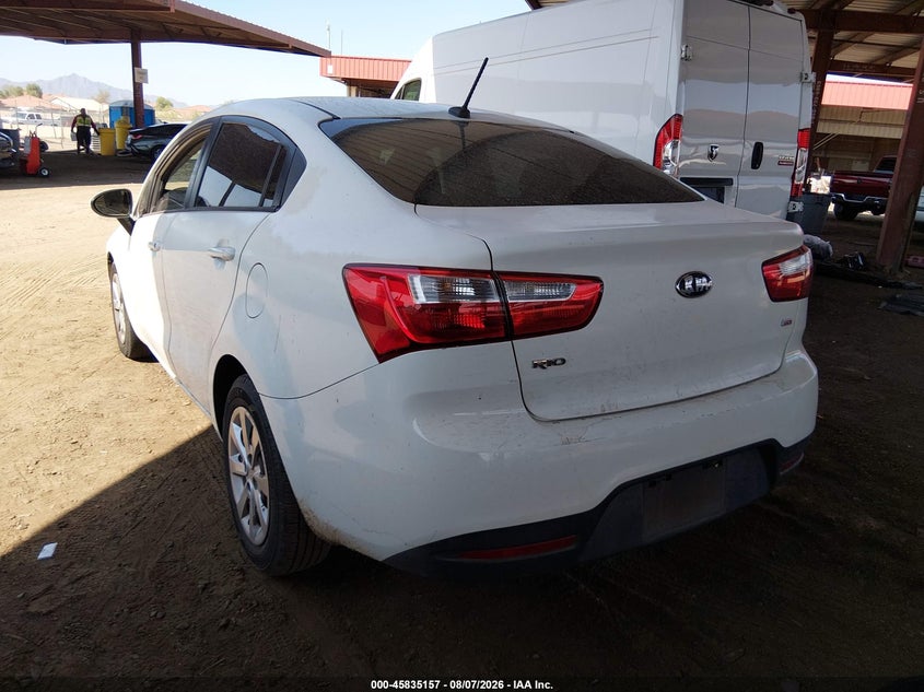 Vin: knadm4a32e6375301, lot: 46334058, kia rio lx 20143