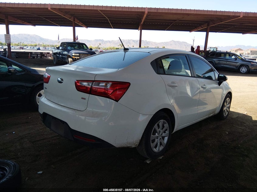 Vin: knadm4a32e6375301, lot: 46334058, kia rio lx 20144