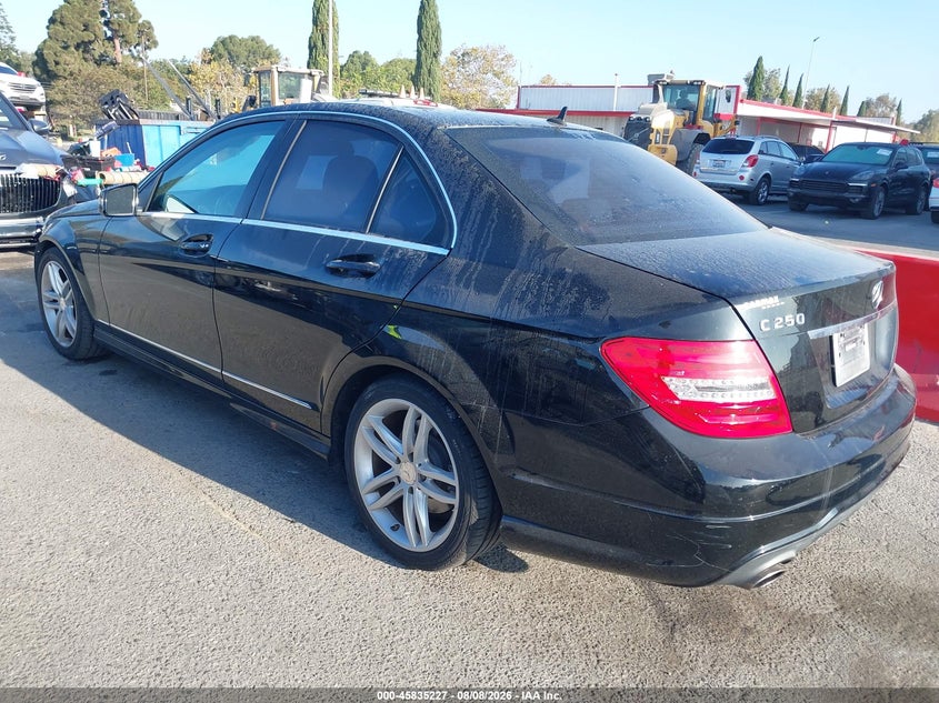 Vin: wddgf4hb9da767703, lot: 46334128, mercedes-benz c 250 sport 20133