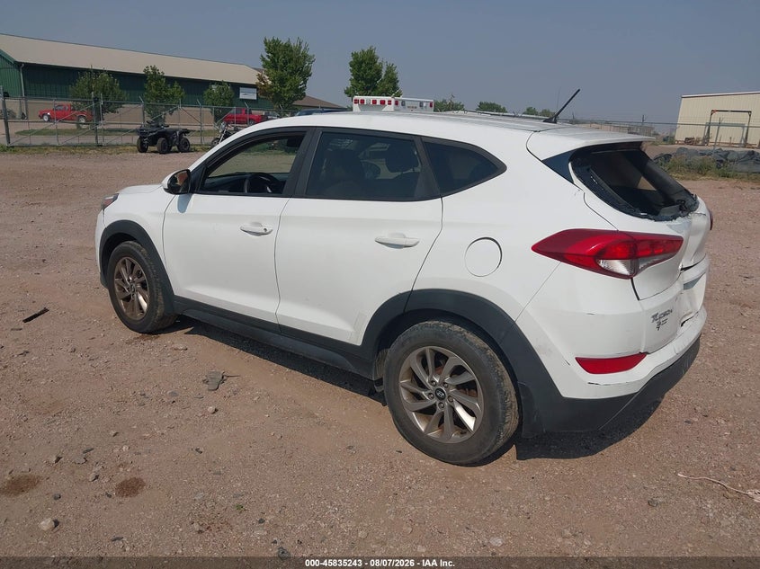Vin: km8j2ca44ju683215, lot: 46334144, hyundai tucson se 20183