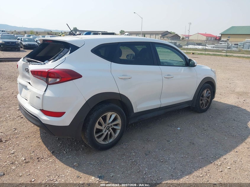 Vin: km8j2ca44ju683215, lot: 46334144, hyundai tucson se 20184