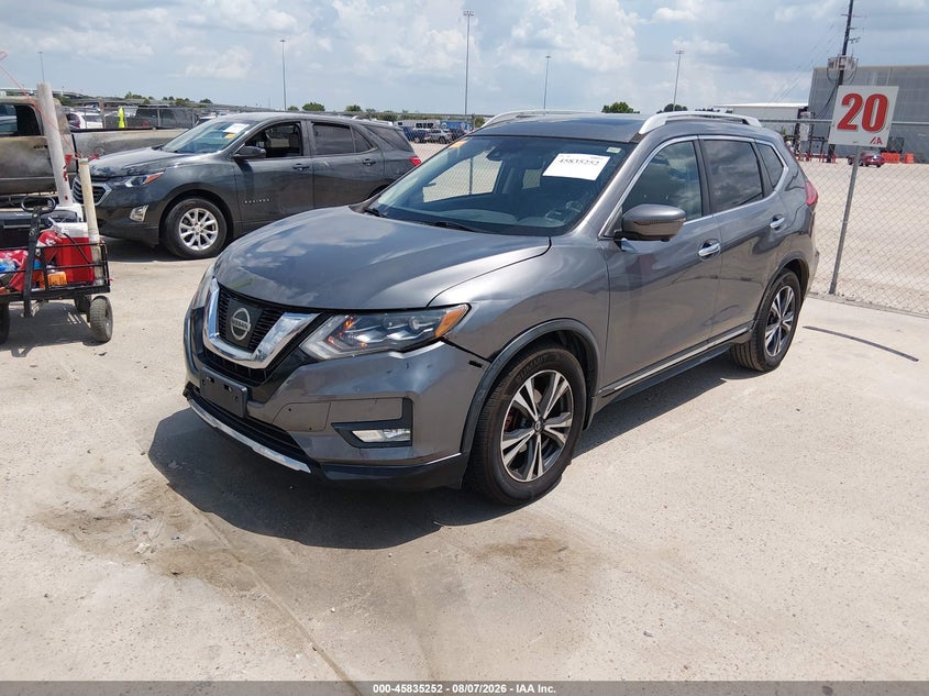 Vin: 5n1at2mt4hc883490, lot: 46334153, nissan rogue sl 20172