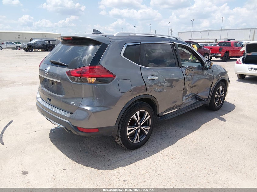 Vin: 5n1at2mt4hc883490, lot: 46334153, nissan rogue sl 20174