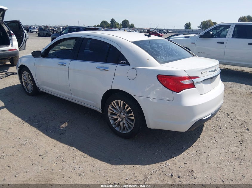 CHRYSLER 200 2012 VIN 1C3CCBCG8CN284661