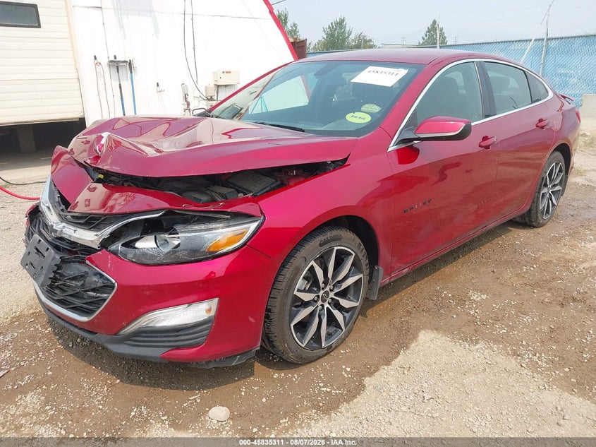 Vin: 1g1zg5st8mf041379, lot: 46334212, chevrolet malibu fwd rs 20212