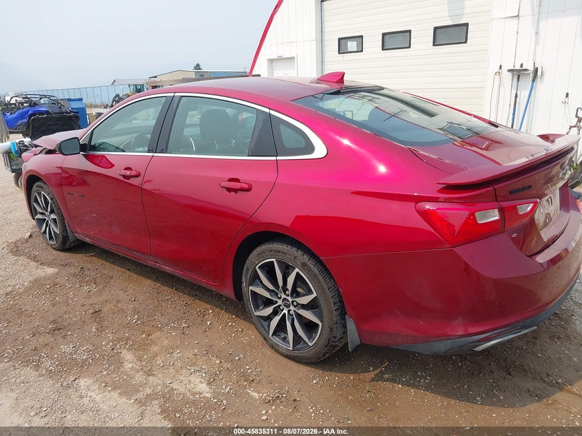 Vin: 1g1zg5st8mf041379, lot: 46334212, chevrolet malibu fwd rs 20213