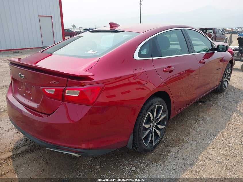 Vin: 1g1zg5st8mf041379, lot: 46334212, chevrolet malibu fwd rs 20214