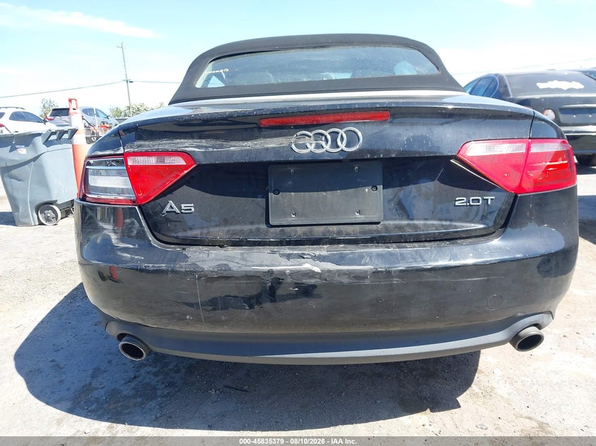 AUDI A5 2012 VIN WAUAFAFH6CN000823