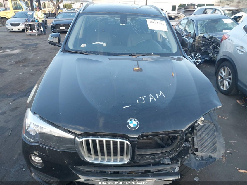 BMW X3 2017 VIN 5UXWZ7C30H0V88720