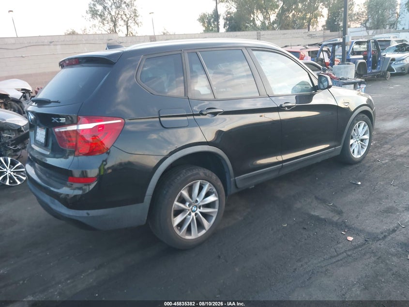 BMW X3 2017 VIN 5UXWZ7C30H0V88720