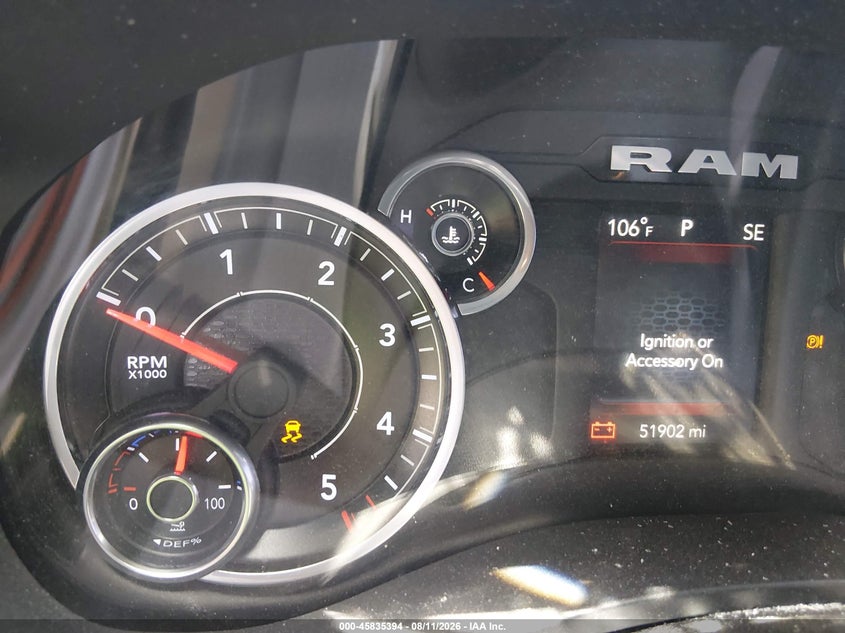 RAM 1500 2021 VIN 1C6SRFBM0MN833296