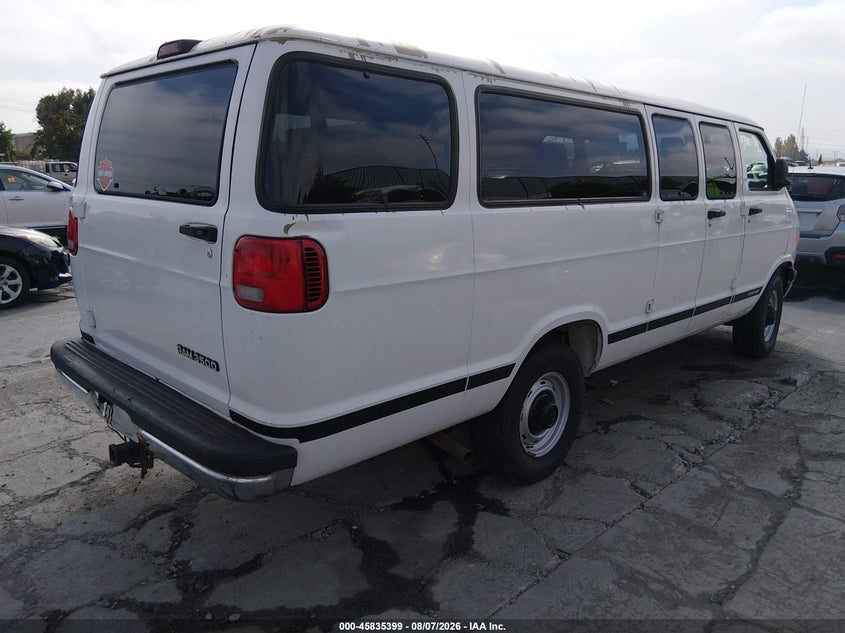 2001 DODGE RAM WAGON 3500 auction photo 4