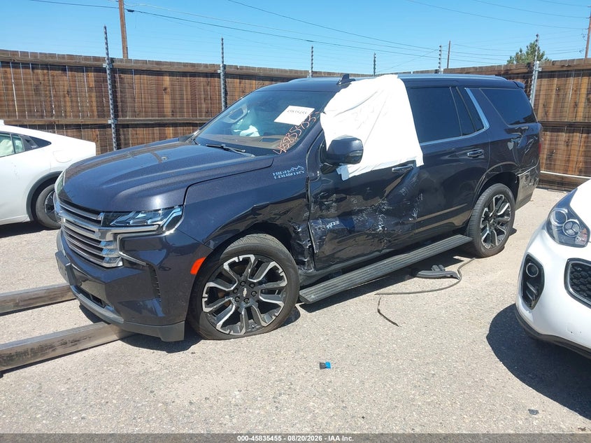 Vin: 1gnsktkl4nr250931, lot: 46334356, chevrolet tahoe 4wd high country 20222