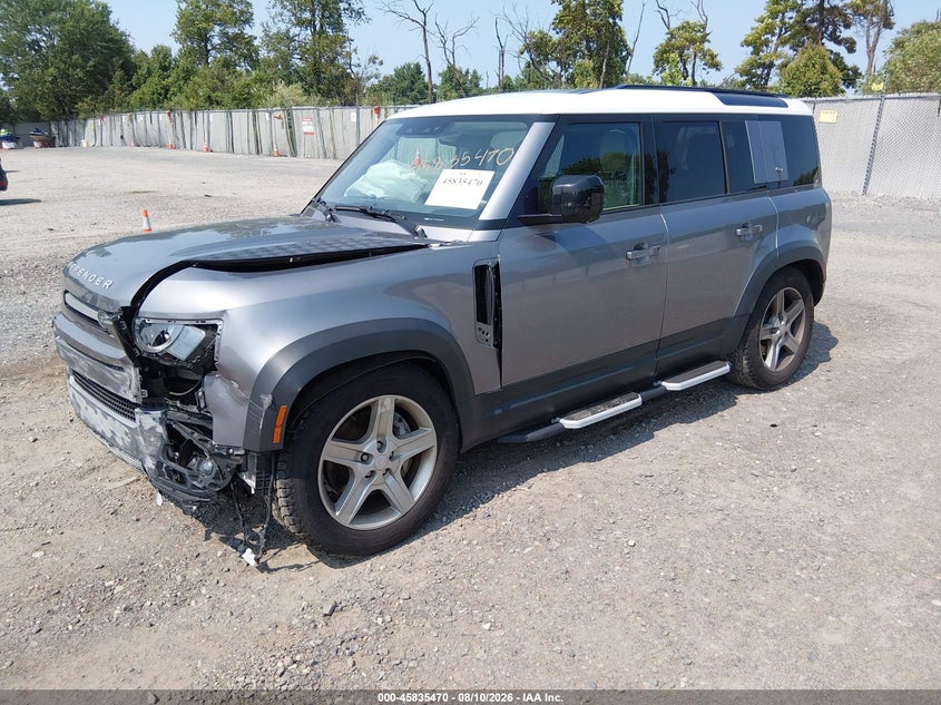 Vin: salep7ru3m2059028, lot: 46334372, land rover defender 110 se 20212