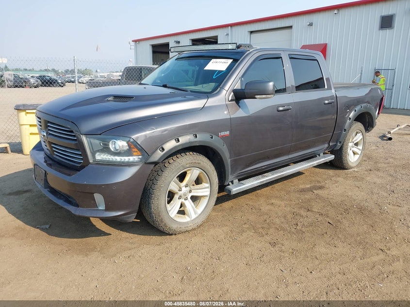Vin: 1c6rr7mt1es333594, lot: 46334381, ram 1500 sport 20142