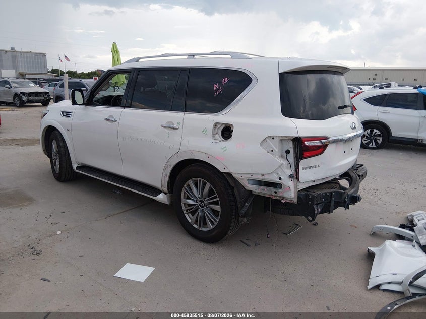 Vin: jn8az2nf5l9701284, lot: 46334416, infiniti qx80 luxe 20203