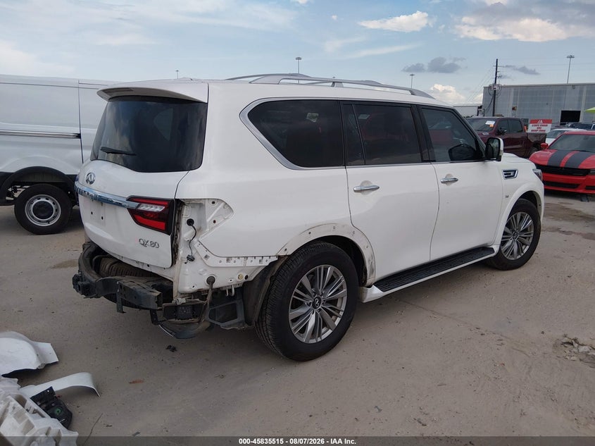 Vin: jn8az2nf5l9701284, lot: 46334416, infiniti qx80 luxe 20204