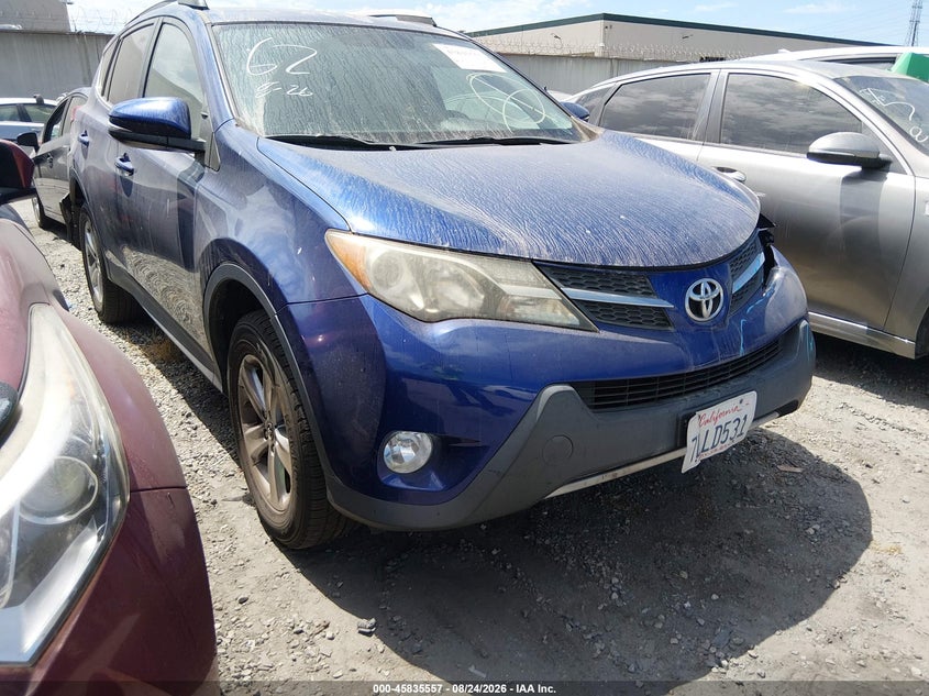 Vin: 2t3wfrevxfw192954, lot: 46334458, toyota rav4 xle 20151
