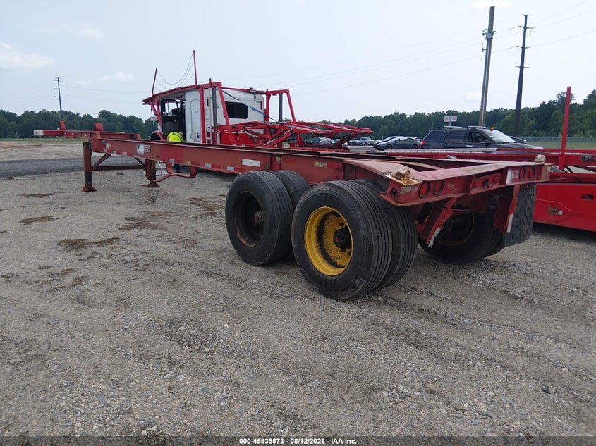 1985 FRUEHAUF CONTAINER CHASSIS auction photo 3