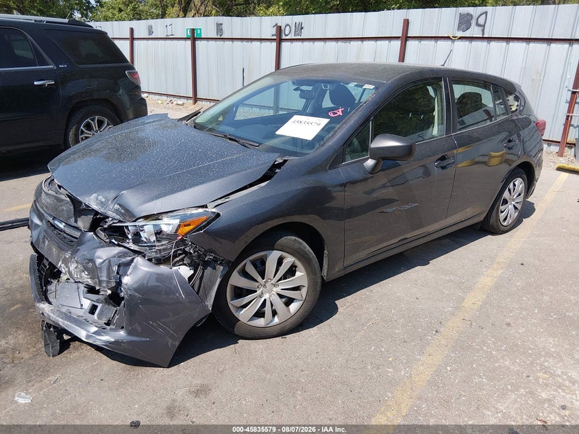 Vin: 4s3gtab67n3713500, lot: 46334480, subaru impreza base 5-door 20222