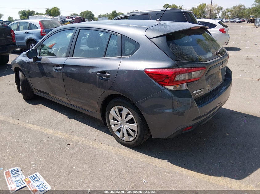 Vin: 4s3gtab67n3713500, lot: 46334480, subaru impreza base 5-door 20223