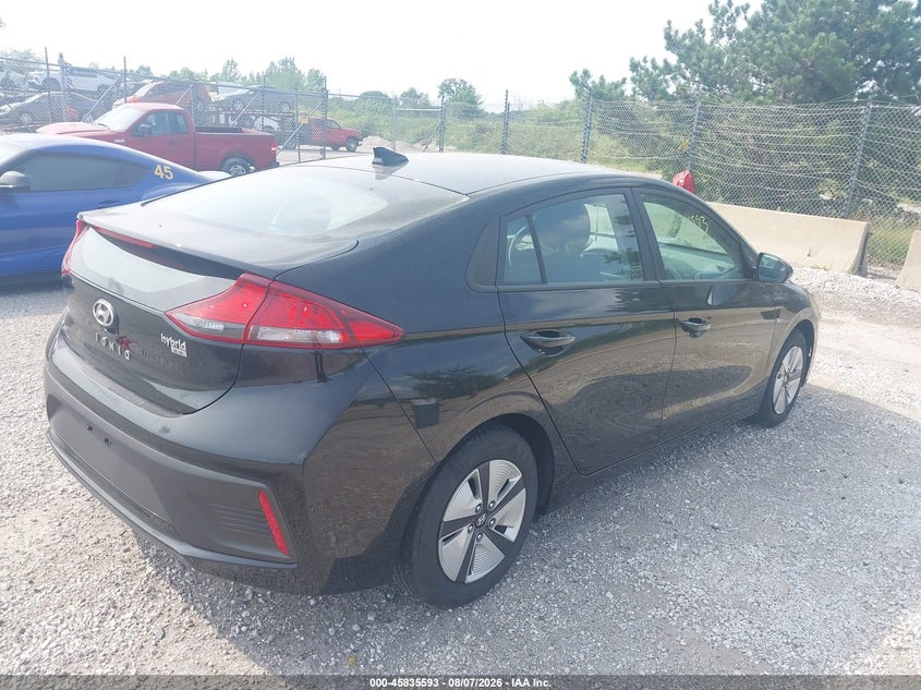 Vin: kmhc65lc1hu056351, lot: 46334494, hyundai ioniq hybrid blue 20174