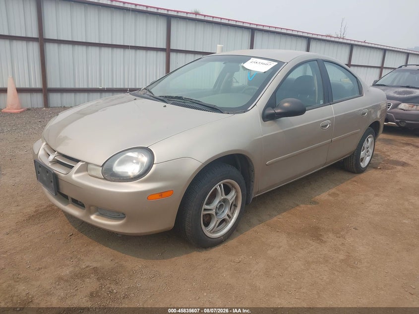 2002 DODGE NEON auction photo 2