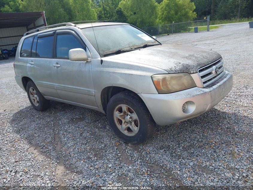 2005 Toyota Highlander, Wear, IAAI, VIN JTEGD21A350131108