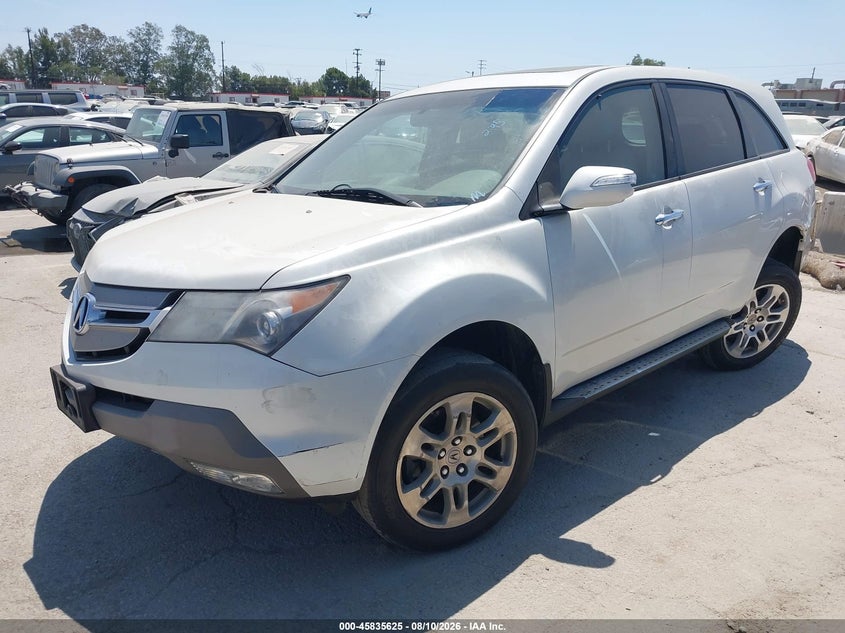 2009 Acura MDX, Лівий зад, IAAI, VIN 2HNYD28619H504443 — фото 2