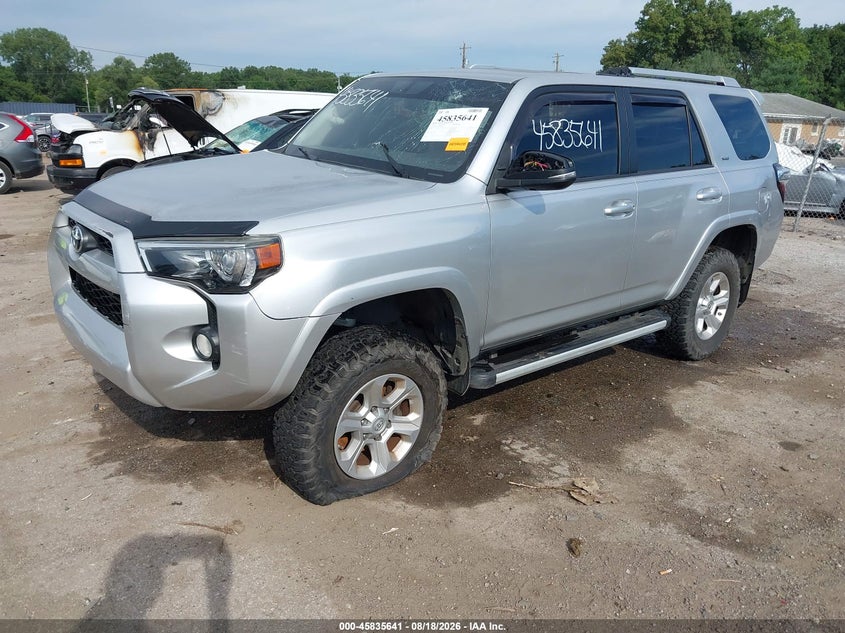 Vin: jtebu5jr6g5354380, lot: 46334542, toyota 4runner sr5 premium 20162