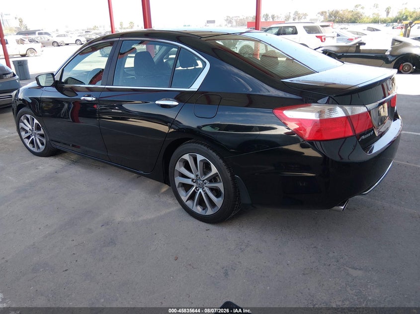 Vin: 1hgcr2f51ea303597, lot: 46334545, honda accord sport 20143