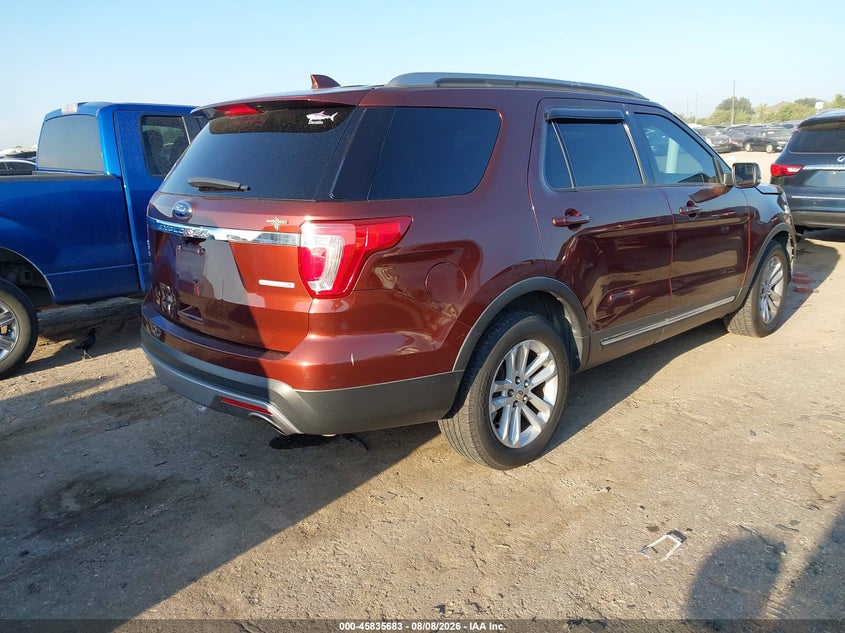 Vin: 1fm5k7d80ggb02002, lot: 46334584, ford explorer xlt 20164