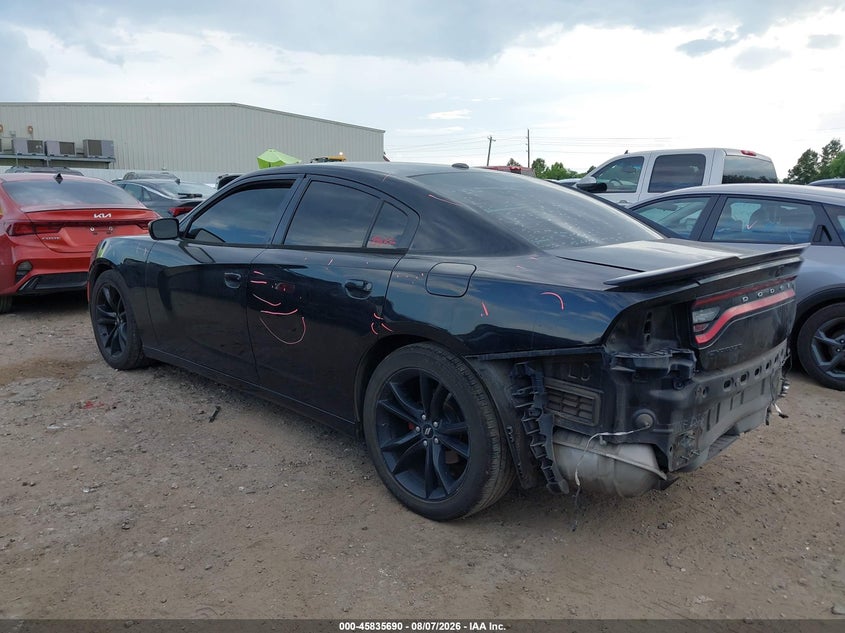Vin: 2c3cdxbg9jh196381, lot: 46334591, dodge charger sxt rwd 20183