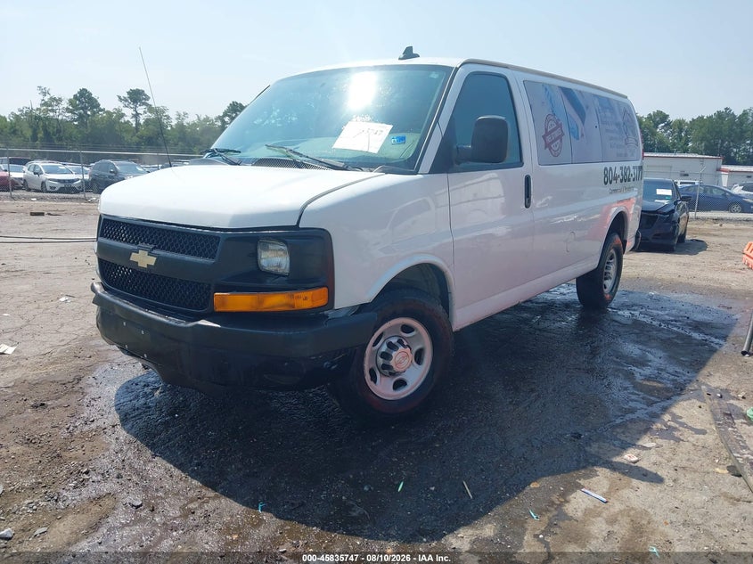 2016 Chevrolet Express, Right Side, IAAI, VIN 1GCWGAFF0G1227930 — photo 2